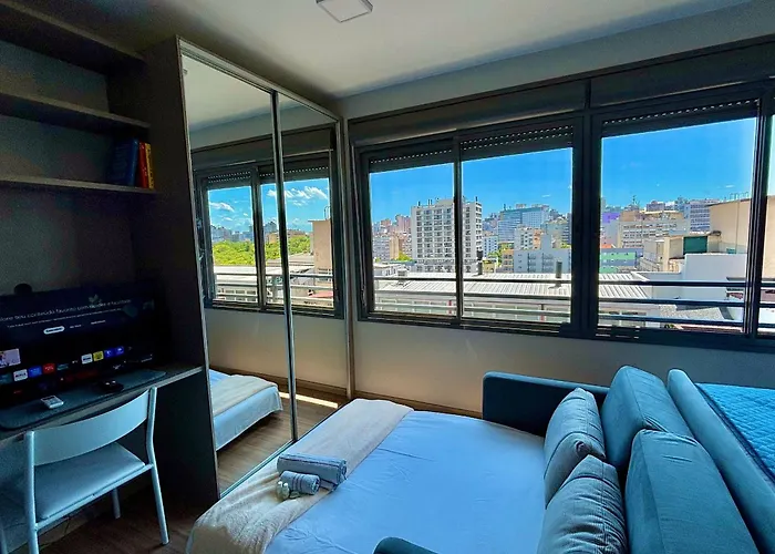 Apartamento Loft Jp 1117 , Em Frente Ao Parque Da Redenção